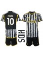 Juventus Paul Pogba #10 Domácí dres pro děti 2023-24 Krátký Rukáv (+ trenýrky)
